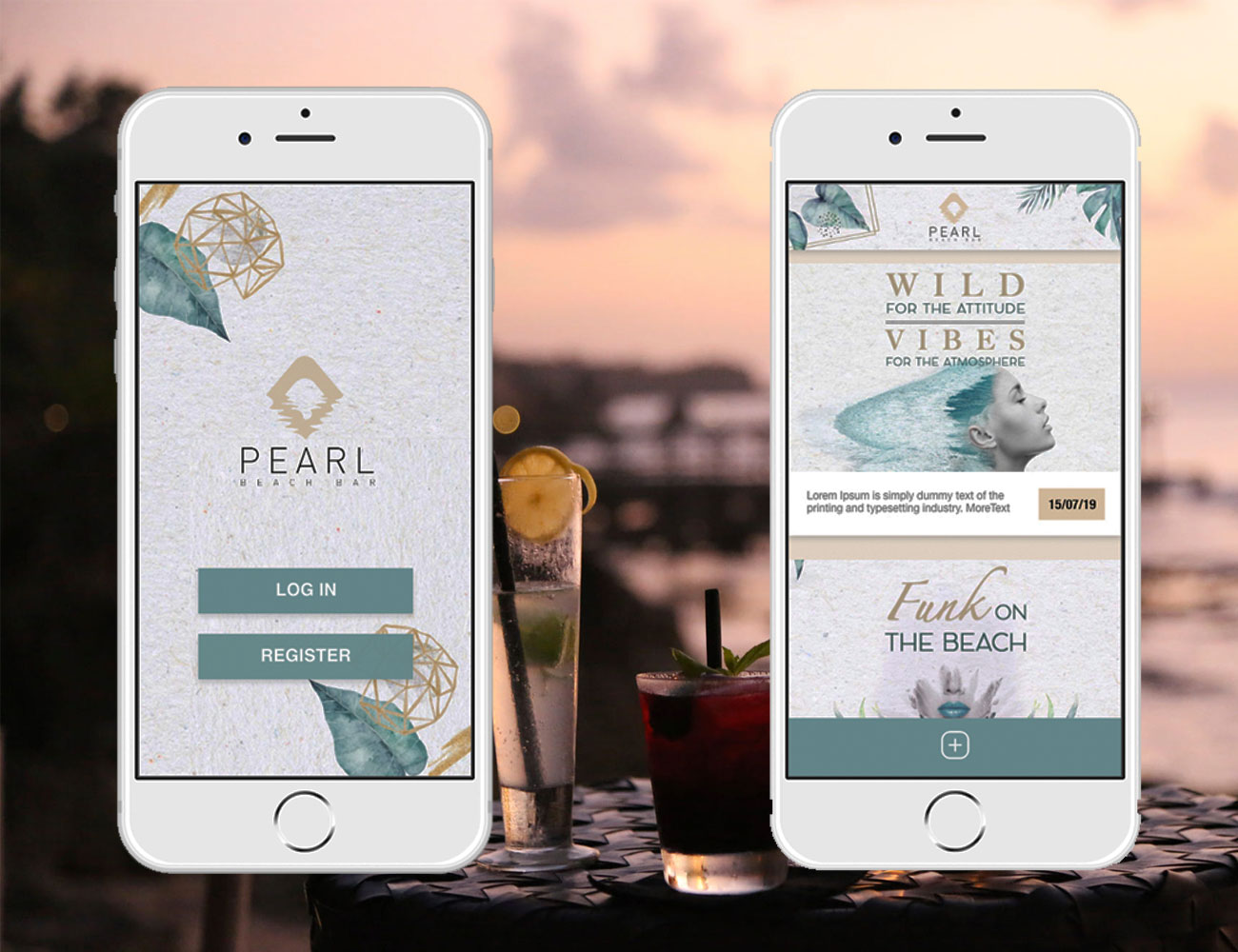 Pearl Beach Bar Mobile App